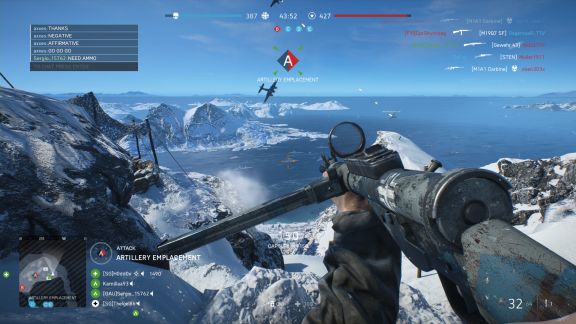 Battlefield V Fjell 652, arctic alpine combat in Norwegian mountains